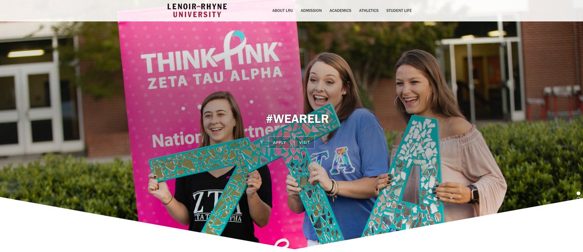 lenoirrhyne's tweet image. Our website has some new featured photos for the start of the academic year. Visit lr.edu to check it out! #WeAreLR