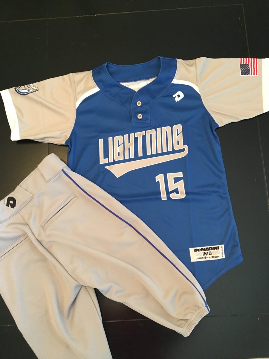 LightnBaseball's tweet photo. New @DeMarini uniforms are 🔥🔥🔥  #TeamDemarini  @BakersSports https://t.co/IgA7xpDz7c