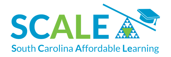 pascal_sc's tweet photo. South Carolina Affordable Learning (SCALE) has a new website! Visit SCALE to find alternatives to costly textbooks, resources for promoting affordable learning, and learn about upcoming faculty programs: https://t.co/rXkF4b68xa #affordablelearning #pascallibraries https://t.co/fIJk342xFA