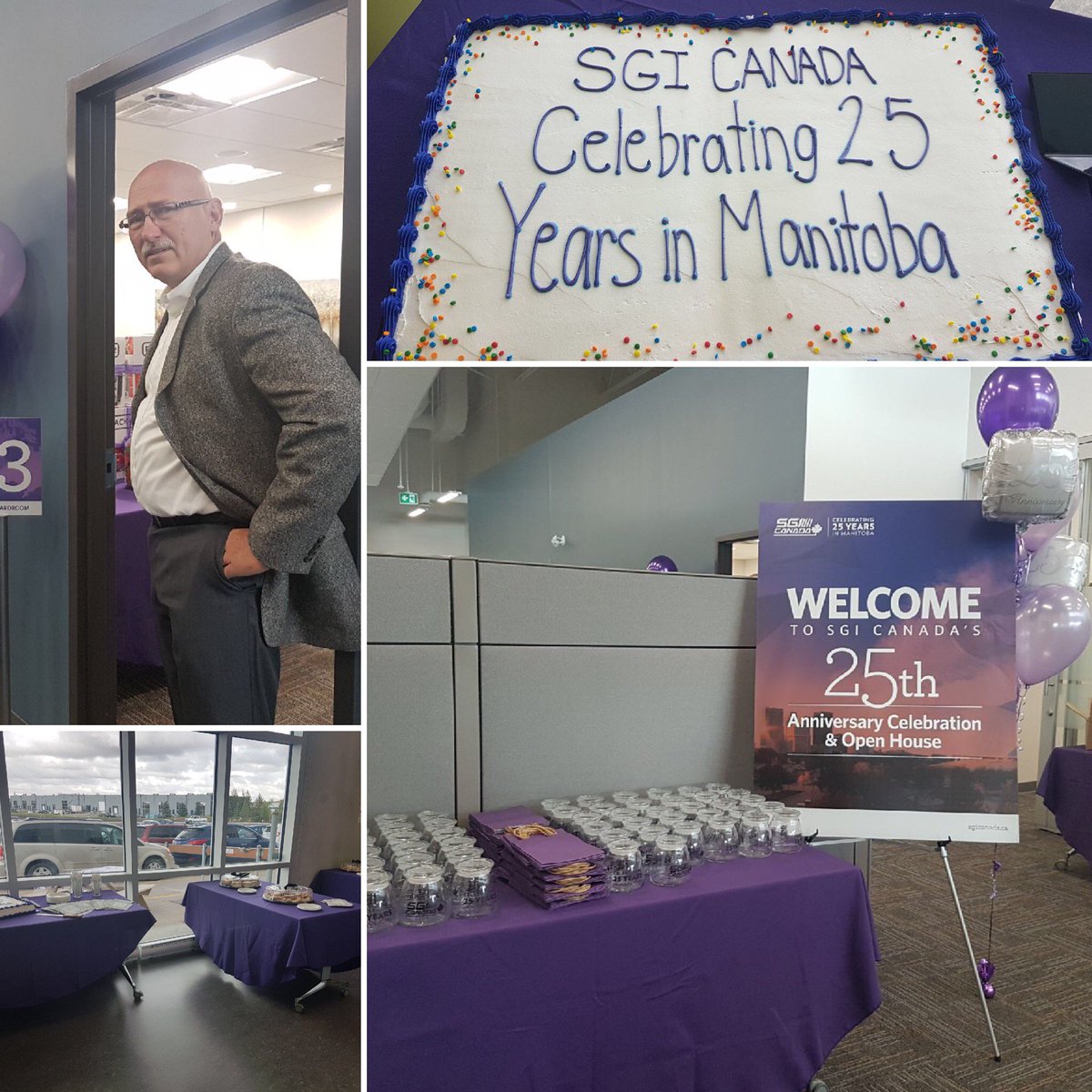 SGI_CANADA's tweet image. It's open house day at our Manitoba office! Proud to celebrate 25 years in the province with some of our favourite people. #silveranniversary #insurance #Canada #Manitoba