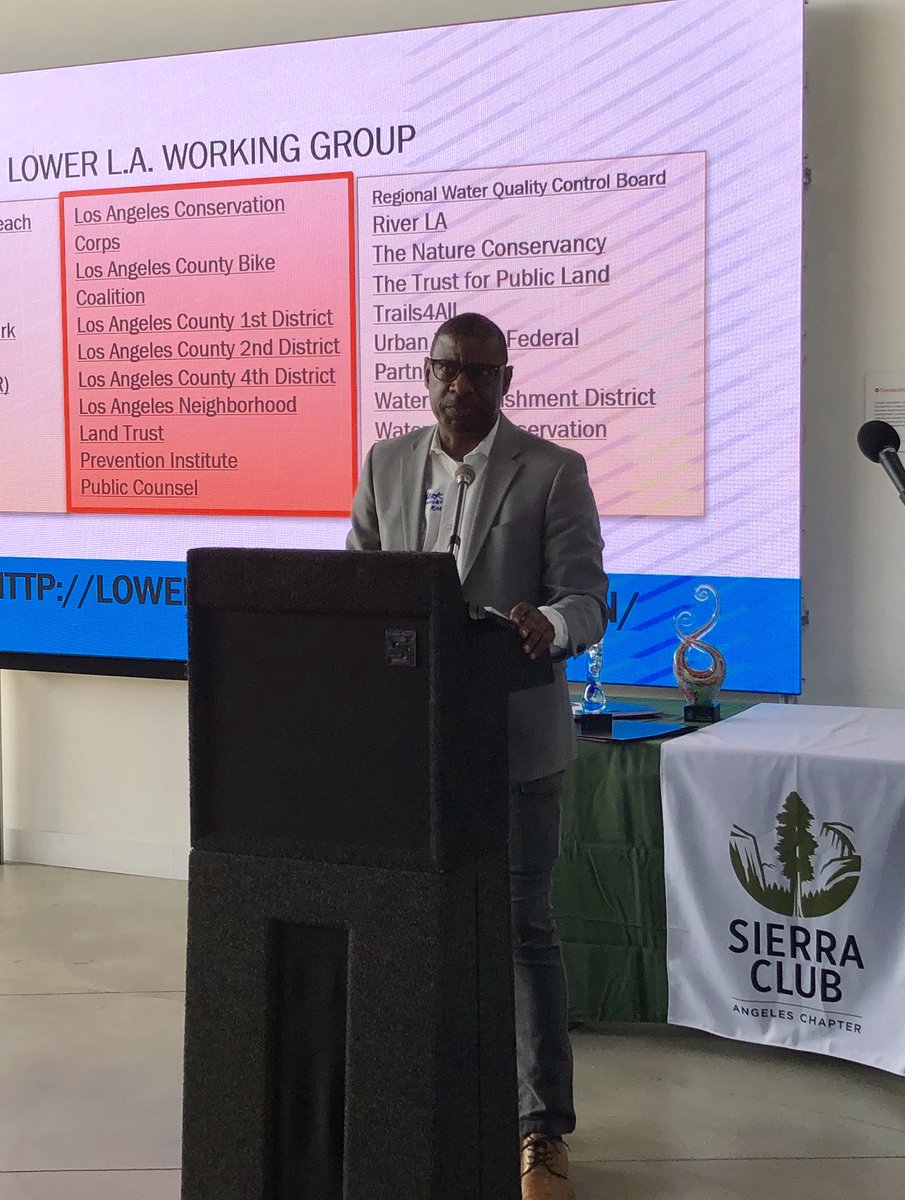 Xicanamama3's tweet photo. TY @SierraClubCA for recognizing d Lower LA River Working Group &amp; efforts to revitalize the LA River. Much work to be done, but we’re ready. @Rendon63rd @HildaSolis @SupJaniceHahn @MyLynwood @PIO_LACountyDPW @SouthGateCAgov #RMC #LARiver #RiverRevitalization https://t.co/nyqBZ7nvSe
