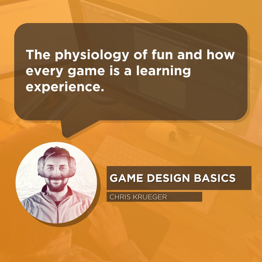 Infinitude's tweet photo. Thinking like a game designer can change the way you look at your daily interactions. Our very own @Krueger_Chris can help you understand the fundamentals of #GameDesign. For more information visit: https://t.co/Fekbl1ne2N #ICGlearning #ICGSessions #ICGspeakers https://t.co/VAlznqwmdG