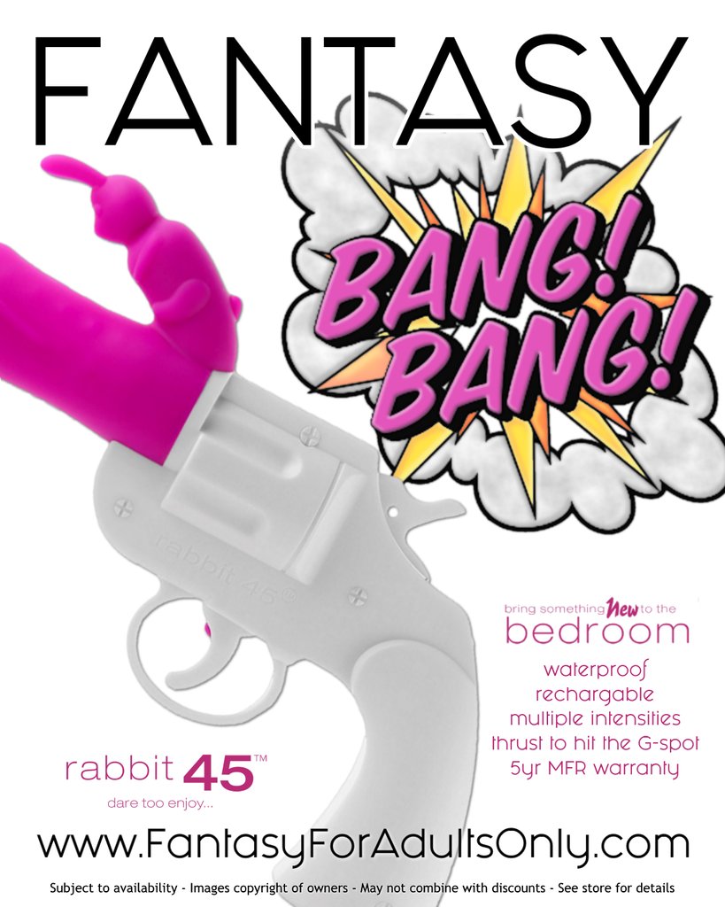 Dare to Enjoy with this unique pistol-grip rabbit vibrator that gives a  whole new meaning to Stick em up!! Do you like vibrating, rotating or  thrusting? Well, this rabbit does it all! #