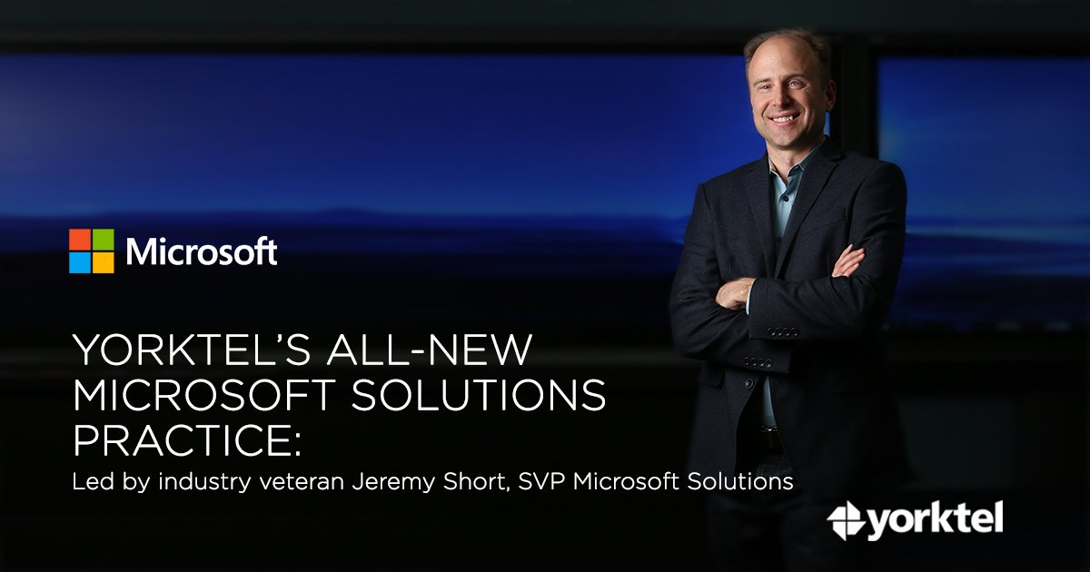 YorktelCorp's tweet photo. We recently announced a key milestone in the growth of our company, the launch of our @Microsoft Solutions practice, becoming a #OneCommercialPartner. Learn more about the initiative: https://t.co/9FRn9WeT6M https://t.co/c86157Y78D