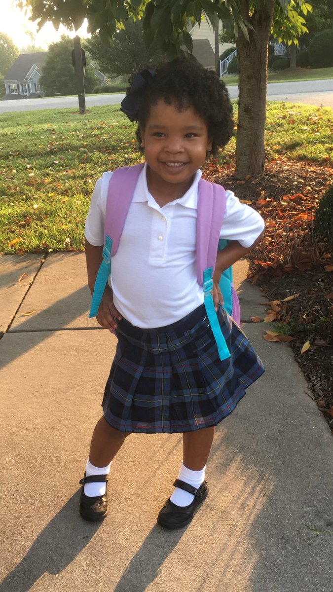 DrWayneFrye's tweet photo. Miss Wynne was sooo excited to start Kindergarten today! @DrWendiFrye https://t.co/cCfFYmJIyr