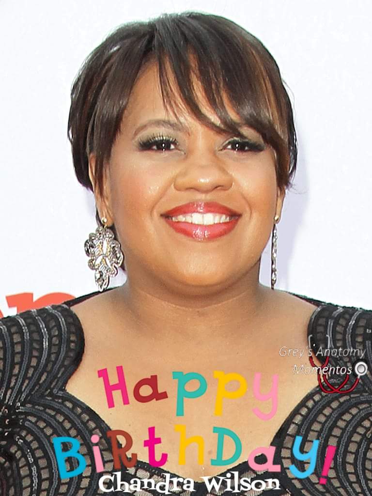 Wishing a very happy birthday to the incomparable Chandra Wilson!       