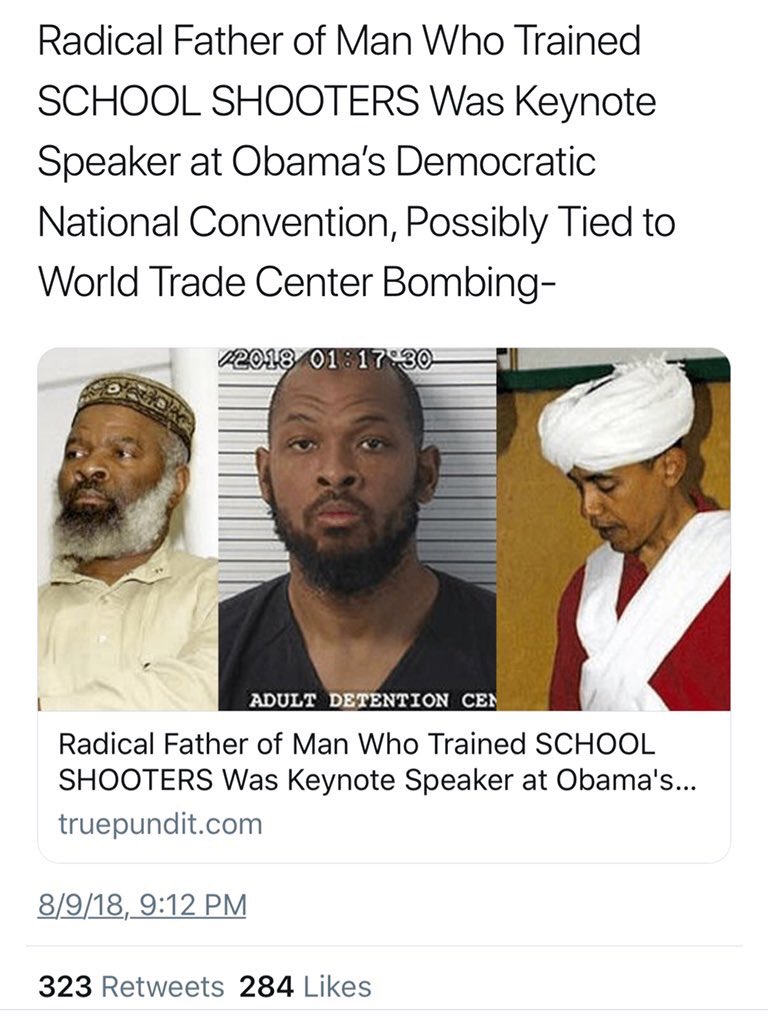 BromaDr's tweet photo. And who’s surprised? Anyone, anyone?
#ObamaMuslim https://t.co/gJDehv5WvE