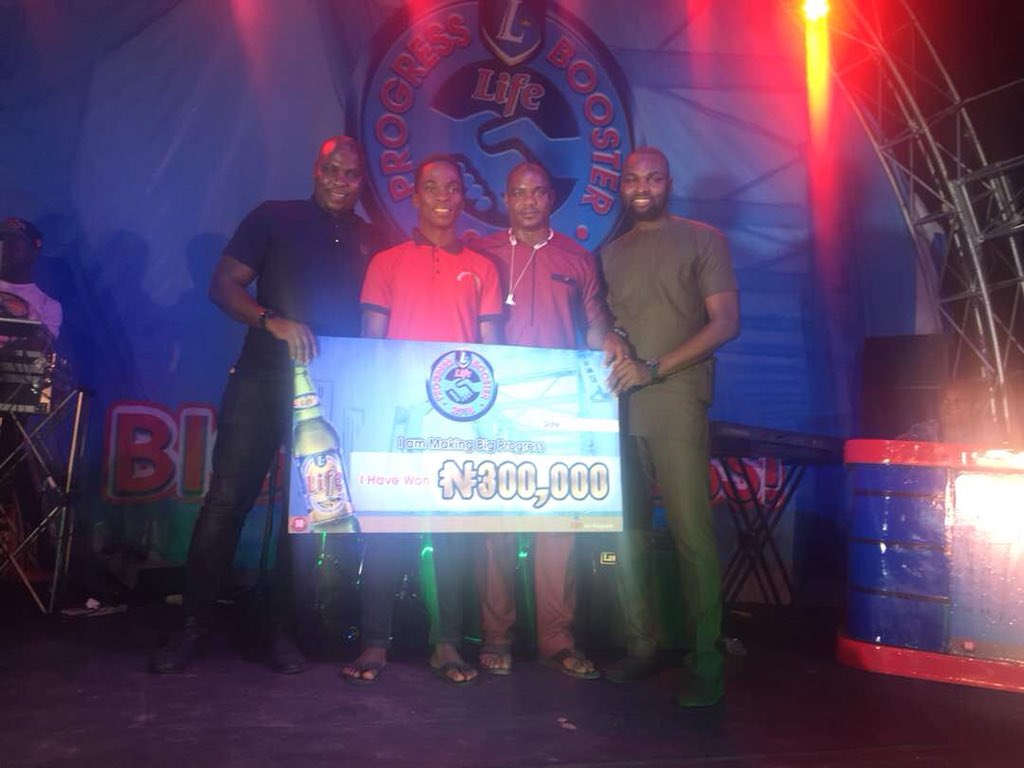 maziibe_'s tweet photo. In what has now become the brandโs annual show of commitment to supporting the progress of the Igbo man, some entrepreneurs selected from a keenly contested business proposal competition, each received N300k to help them improve their business operations. #LifeProgressBooster18 https://t.co/uzzX5DNCpF