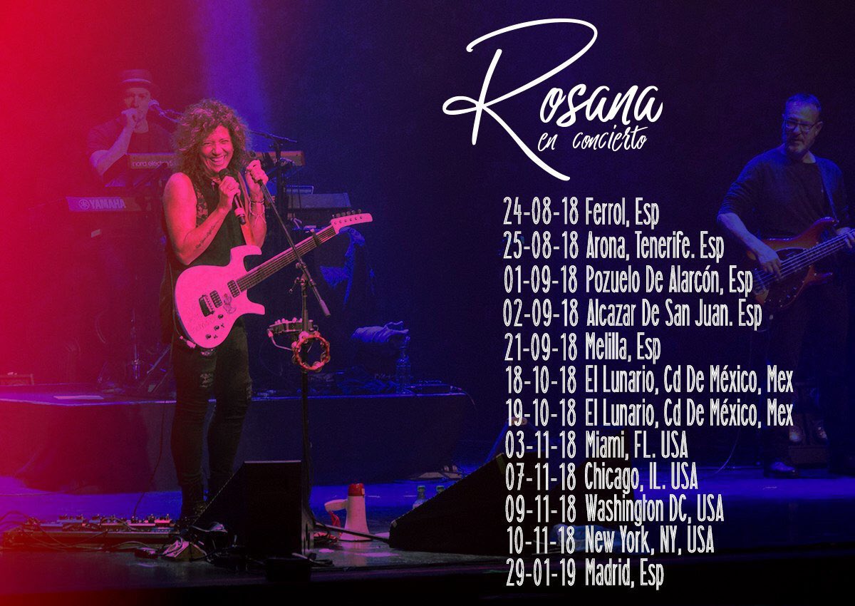 RosanaTour's tweet photo. Lr: Seguimos!!! @RosanaOficial #Vamonoooos!!! #rosanatour #enlamemoriadelapiel https://t.co/QkkshIe7fY