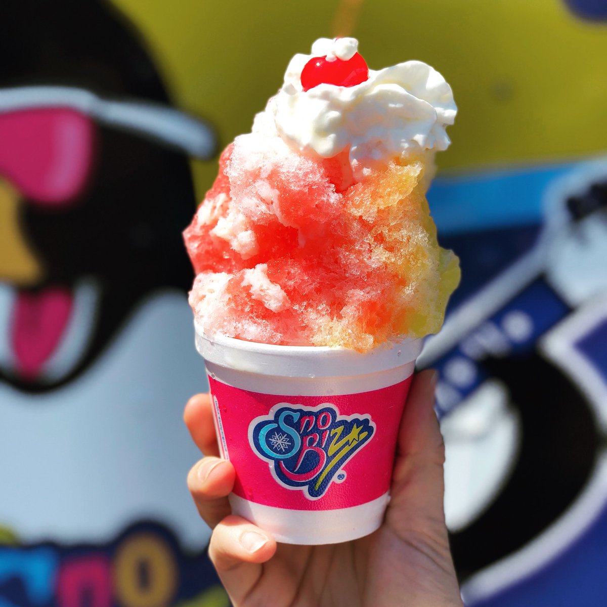 It may look like a #snowcond, but this is NOT the same thing! Join us today at 10am on <a href="/4LiveInTheD/">Live in the D</a>  as we try #hawaiianshavedice! #sweettreat #summertime #delicious