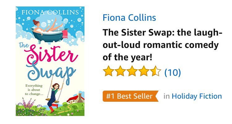 FionaJaneBooks's tweet photo. ☀️THE SISTER SWAP is No #1 in the US #holidaychart and No #3 in the UK! Mine’s a pina colada please! 🍹🇺🇸 https://t.co/0JTby24Lvc 🇬🇧 https://t.co/qxGZZ61b7L @HQDigitalUK https://t.co/UQxVtw6ZkX