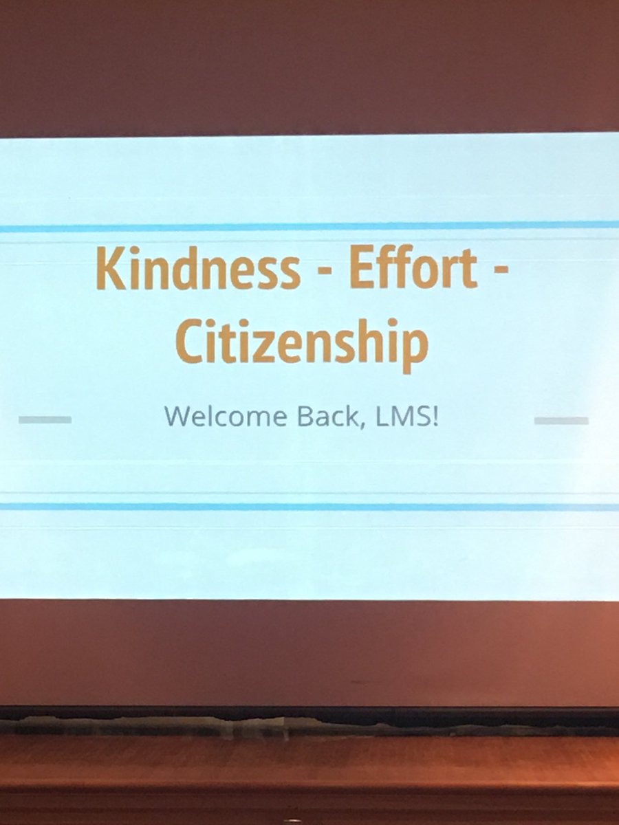 Tremblay818's tweet photo. LMS has a great message to start the year! @MrTSallee @STEM_LMS @EnglishLMS https://t.co/mZJZnChwUN