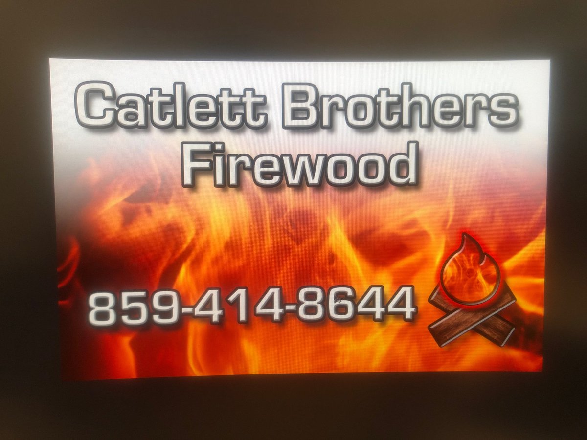 CatlettColton's tweet photo. Catlett Brothers Firewood

Selling firewood again this year! Have a lot on the ground and ready to be sold. Contact the number on our banner for delivery rates and other pricing! https://t.co/Psiu457k6P