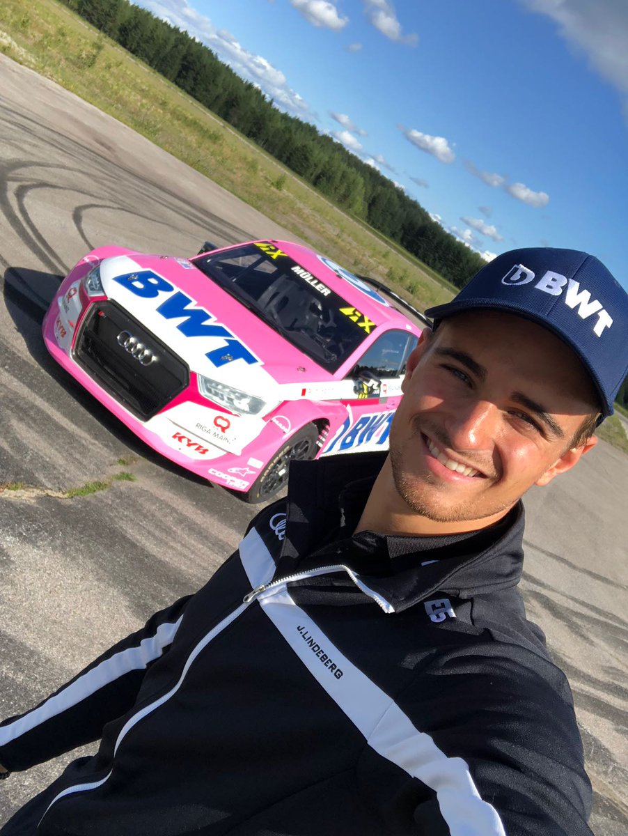 💥BREAKING NEWS💥 
<a href="/nico_mueller/">Nico Mueller</a> will join #EKSRX <a href="/AudiSport/">Audi Sport</a> in @latviarx with this #BWT #PinkPanther. 💪 
#NicoIsBack #Yeehaa