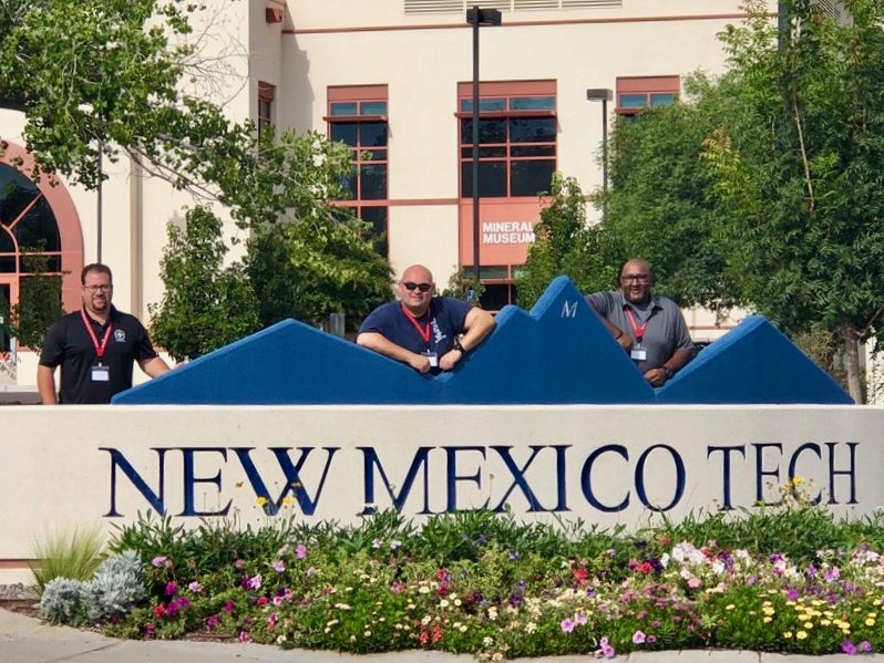 NJDeptofHealth's tweet photo. Ahead of #NatlPrep, members of #NJEMSTF got experience with live explosives training last week as part of an Incident Response to Terrorist Bombings course at @newmexicotech 

Over 4 days, the team learned how to plan for, safely recognize &amp; respond to terrorist bombing attacks. https://t.co/KKnzTn2w7M