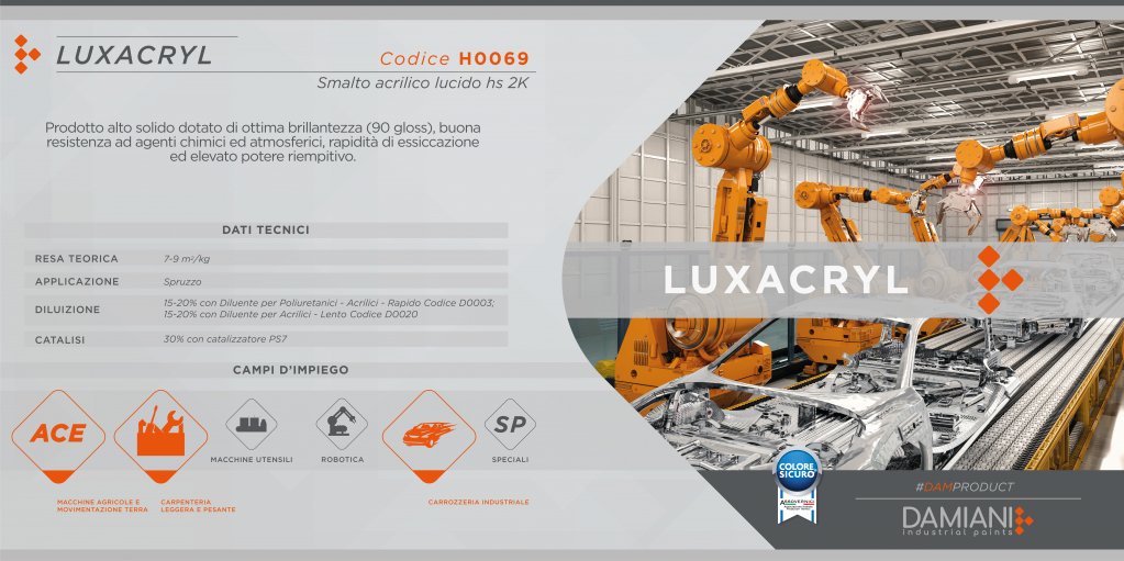 Color_Damiani's tweet image. LUXACRYL Smalto acrilico lucido hs 2K 🔝

#damproduct