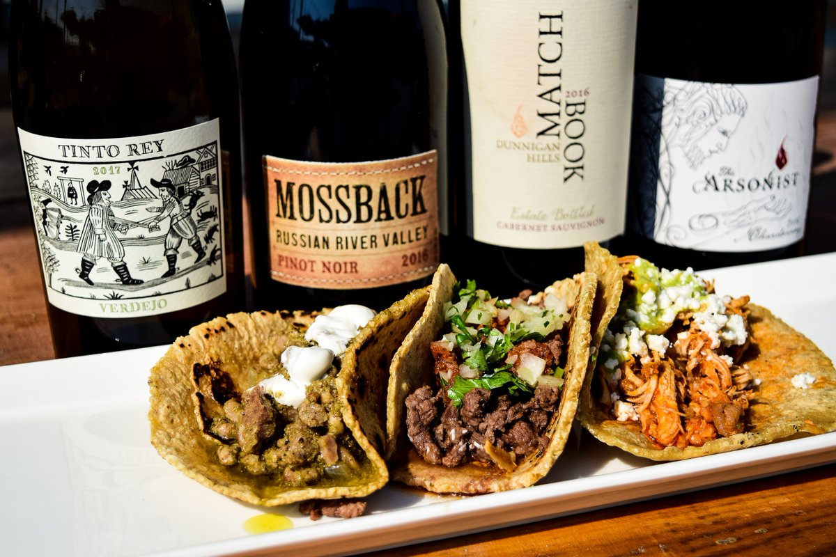 MatchbookWines's tweet photo. Let's TACO 'bout WINE! Saturday, September 15th, 11am - 4pm with @masaguiseria - a traveling taqueria. Tag a friend who loves tacos! #tacos #wine #eatrealtacos #foodtruck https://t.co/a7xUVYECPY