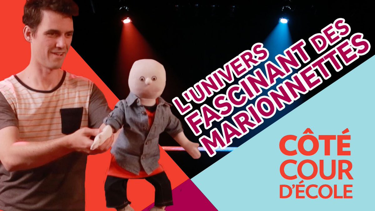 MAISONTHEATRE's tweet photo. Une 2e capsule vidéo fraîchement sortie de la salle de montage! Aujourd'hui, Benjamin nous entraîne dans l'univers fascinant des marionnettes. Rendez-vous sur notre chaîne YouTube CÔTÉ COUR D'ÉCOLE : https://t.co/5WSbSapi3n #2de6 #CôtéCourdÉcole #jeunepublic https://t.co/IneuFC4Aa3