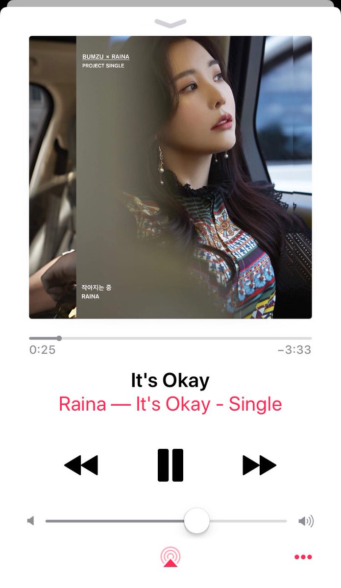 ASpromoter's tweet photo. Have you already bought Raina new single #Its_Okay ? I did and i canโt stop listening, so relaxing and touching~
#AFTERSCHOOLCOMEBACK #RAINA_COMEBACK https://t.co/XaJfmRa2a8
