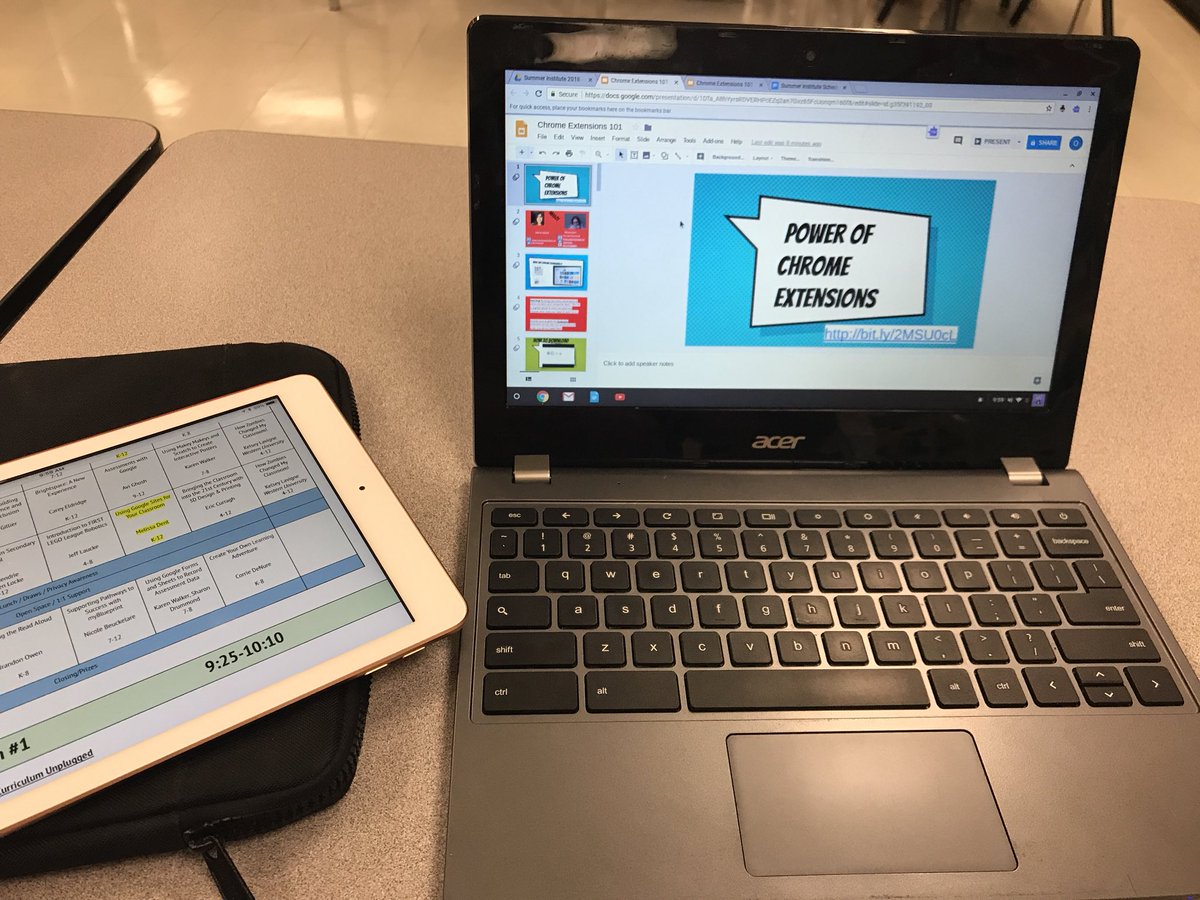 Learning about the many amazing extensions for google chrome!  #lkdsbsi #engagelk