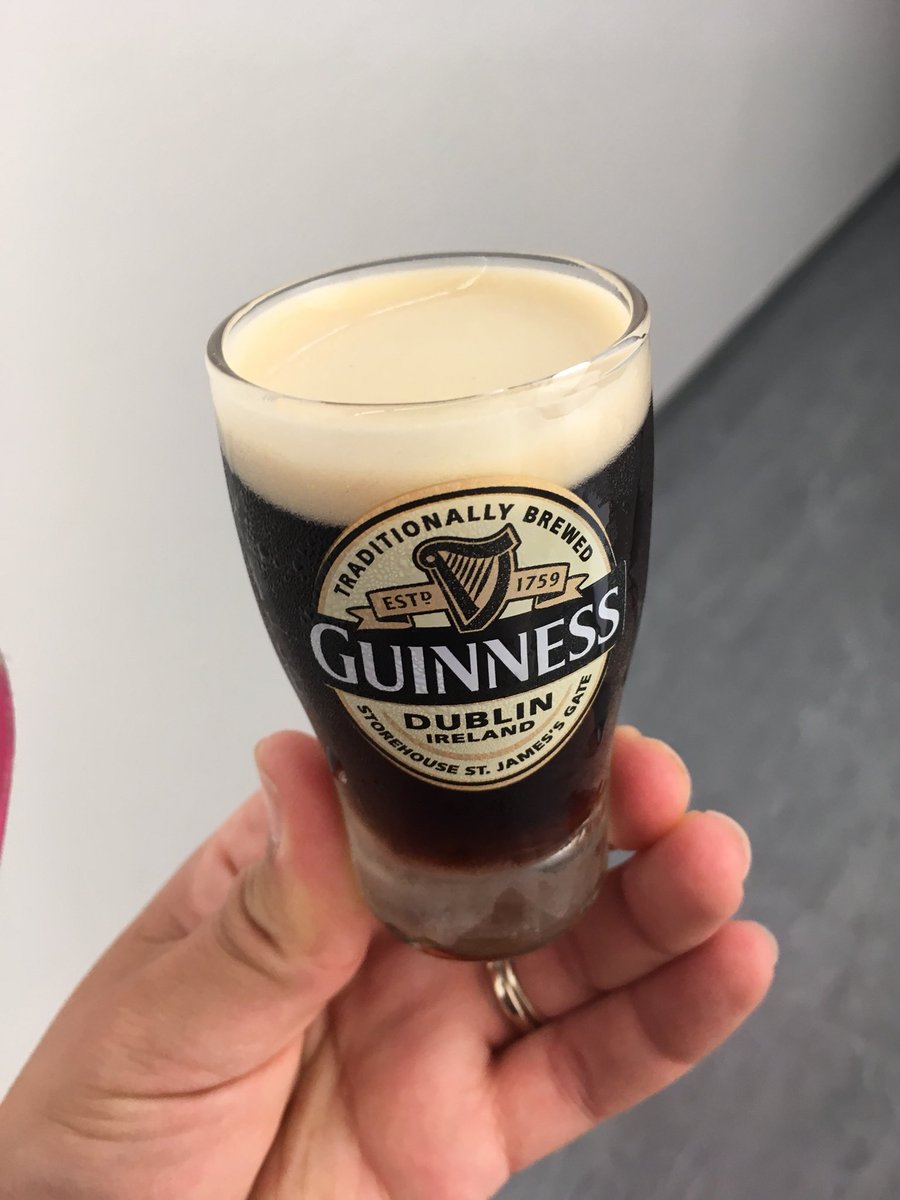 originalmaryb's tweet photo. #pullingpints (new job 😆😉 -just kidding) Fab #visit to the @homeofguinness -would definitely recommend! #storehouseguinness #theguinnessacademy #guiness #dublin #ireland 
#bankholidayweekend #firstvisittoireland #weddinganniversary https://t.co/SJciJGZxBU