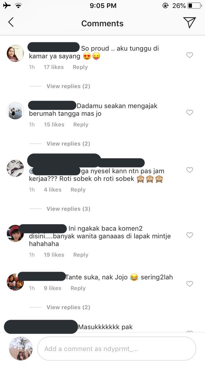 Sok sokan bilang Lisa kena sexual harrasment. Giliran Jojo diginiin aja pada seneng. Menjijikkan.