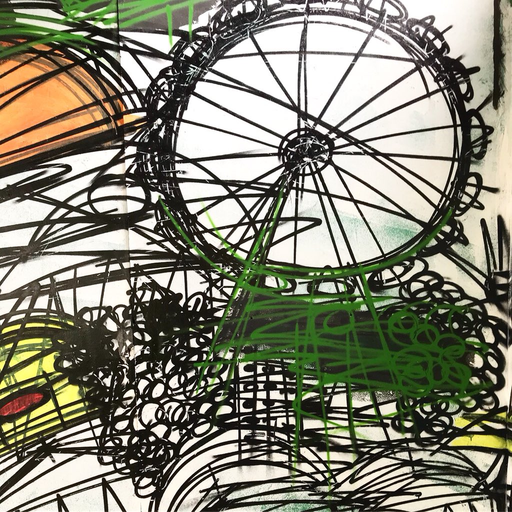 The street art <a href="/NathanBowenArt/">Nathan Bowen</a>, <a href="/Deanio_X/">Deanio X</a> + Harry Blackmore have been working on throughout the festival has come to life! 💥