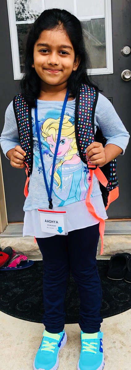 sansruavm's tweet photo. @WC_WolfPack First Grade... First Day ..Good Luck too all ..
Aadhya Varenya Mamunuri...
#WCFirstDay2018 https://t.co/4bqF1ZfdWW