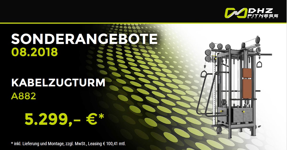 Sichere Dir unsere DHZ Fitness Europe 
August Specials‼️
Du willst mehr über unsere Aktionen erfahren❓
dhz-fitness.de/dhz-fitness/
Dein Team von #DHZFitness