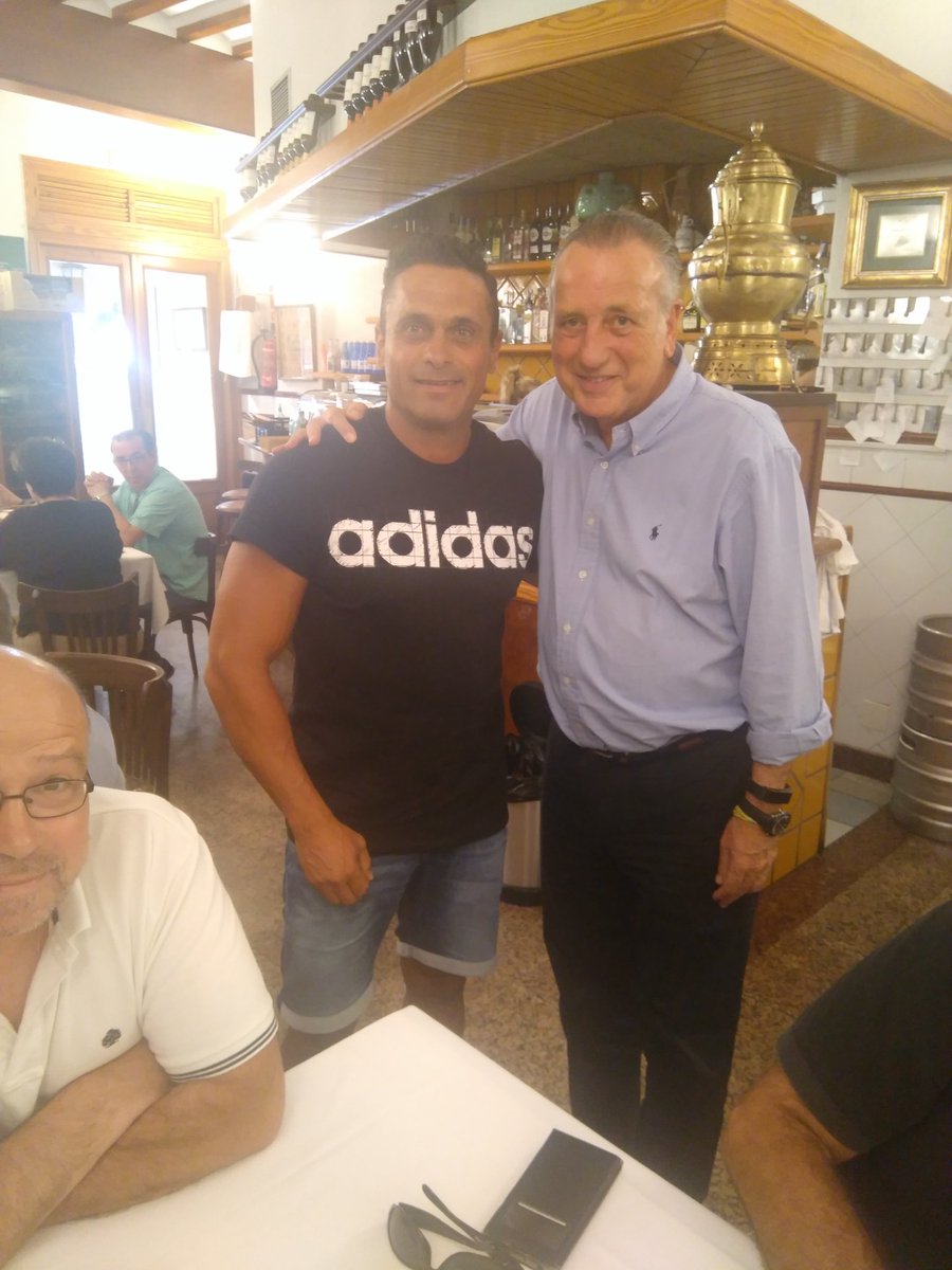 En Villarreal con el Presidente del Villarreal CF, Sr. Fernando Roig.