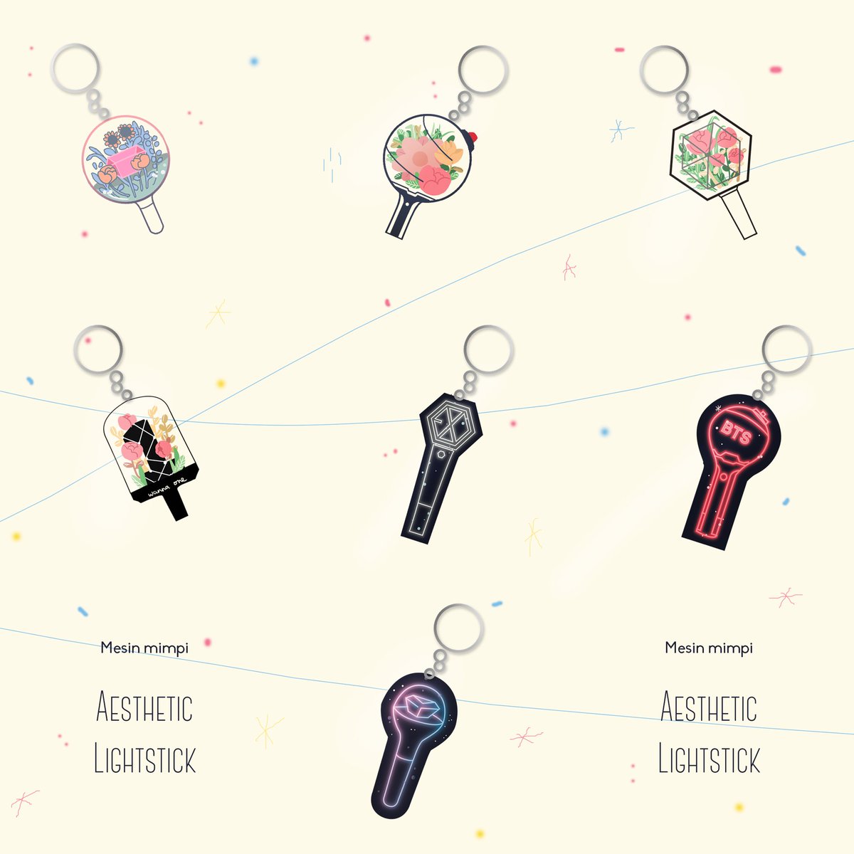 mesinmimpi_'s tweet photo. Have you see our lightstick keyhain collection? https://t.co/PtNTfpbGjn