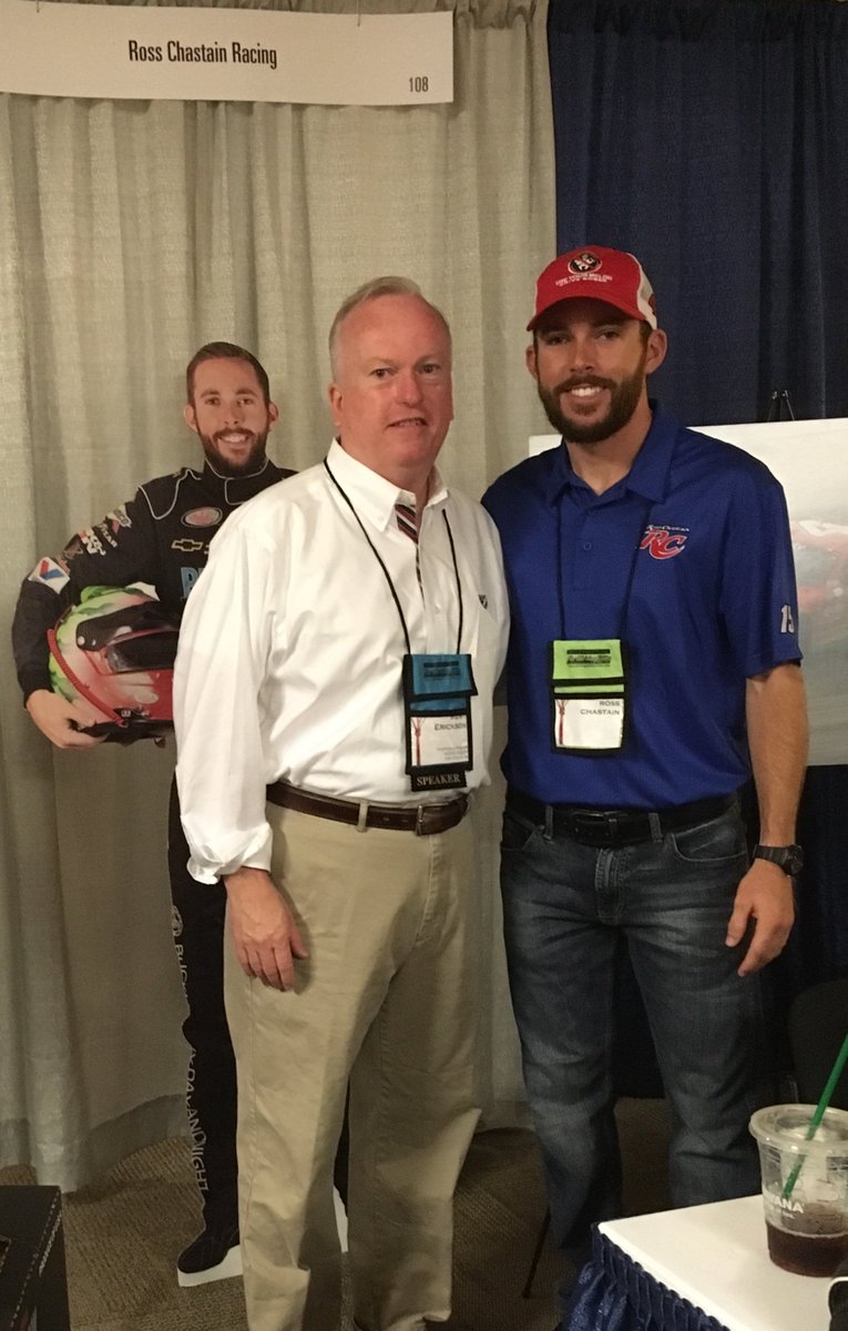 WRAP’s Kurt Erickson (l) today with @NASCAR driver & highway safety champion @RossChastain in Atlanta, Georgia at #GHSA2018 collectively working to “achieve zero deaths on our roadways.” 🏁 @GHSAHQ @highwaysafetyDE #ProtectYourMelon ghsa.org/events/Annual-…