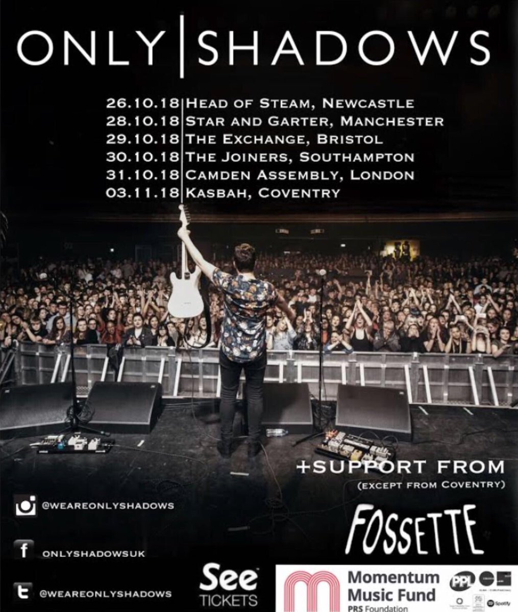 SO buzzing our boys <a href="/FossetteUK/">Fossette</a> are coming with us for our October tour in Newcastle, Manchester, Bristol, London &amp; Southampton! £1 tickets have been flying so grab em quick! X