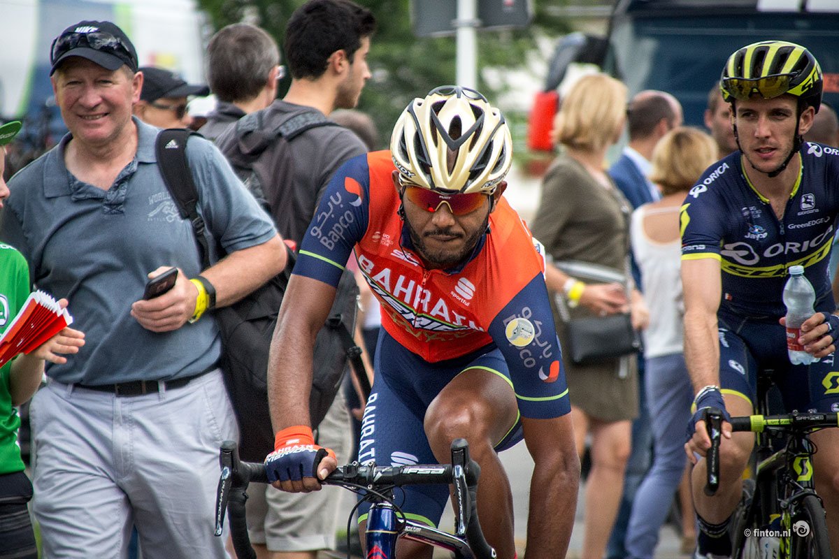 Ethiopian rider Tsgabu Grmay in the #TourDeFrance 2017.
More cycling photos on the brand new website:
yourcyclingphotos.com !
You can send your own photos to promote yourself. #cycling #cyclisme #radfahren #wielrennen #vuelta2018 #grmay #cyclingphoto #ciclismo
