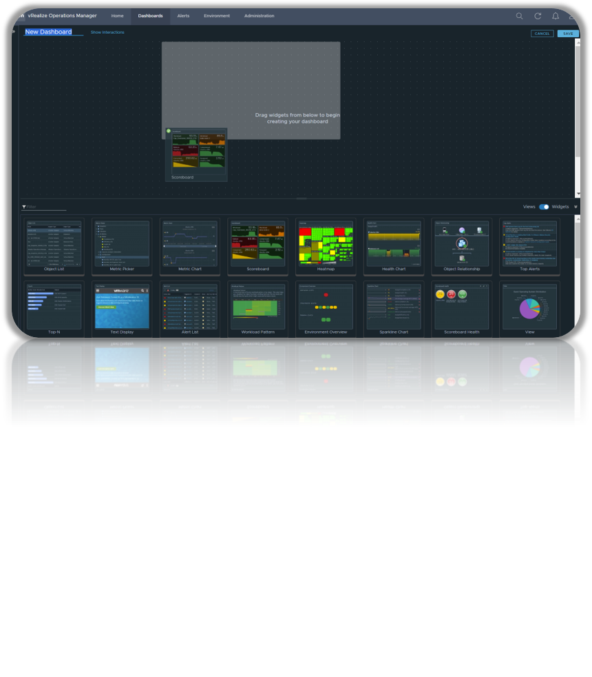 Sunny_Dua's tweet photo. [BOOM] vRealize Operations 7.0 - All new dashboard creation canvas with one-click interactions.... You beauty :-) #vROps #VMworld2018 #Ninja @vRealizeOps @VMware https://t.co/fhnm25l46o