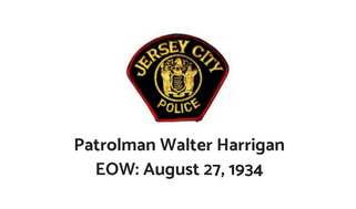 NJSACOP's tweet photo. Today we honor Patrolman Walter Harrigan of Jersey City Police Department and New Jersey State Trooper Stanley Conn on the anniversary of their line of duty deaths. #NeverForget https://t.co/HStHm6j57Y