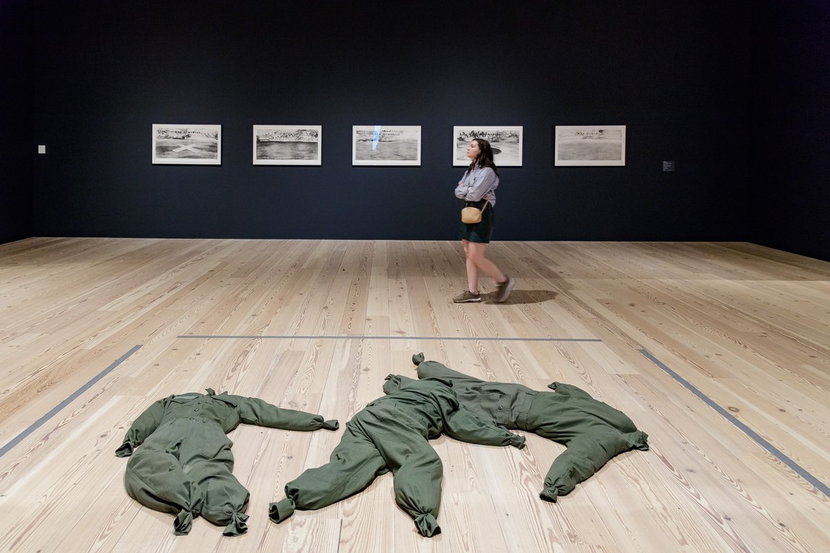 whitneymuseum's tweet photo. LAST CHANCE! Today is the last day to experience the #WhitneyCollection exhibition An Incomplete History of Protest. See how artists from the 1940s to the present have confronted the political and social issues of their time. https://t.co/hxArtJJ7Cg https://t.co/v9g0MIyfyT