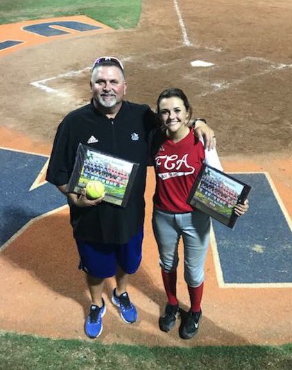robertbardin's tweet photo. Asking for prayers today for this girl right here: @FlemingBailee. She’s facing some big battles but she’s a warrior! One of our @NETXTylerFCA Softball All Stars in 2018. (Psalms18:1) https://t.co/KvfCEuhVEI