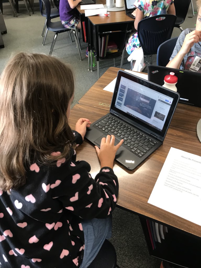 MSDSC_JWins's tweet photo. Fourth Grade has their very first tech project underway in our launch to writer’s workshop! #CreatorsOverConsumers https://t.co/f9fbIcQB1e