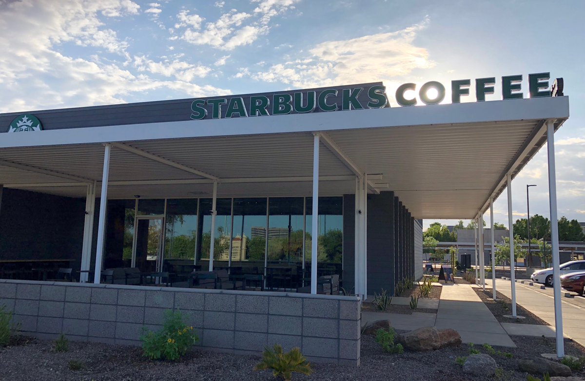 tim_daugherty's tweet photo. A nice bonus for working on new Starbucks project in central Phoenix; a free Carmel Macchiato from management.   Thanks!  #LandscapeArchitecture #StudioDPA https://t.co/vpgEzQtREe