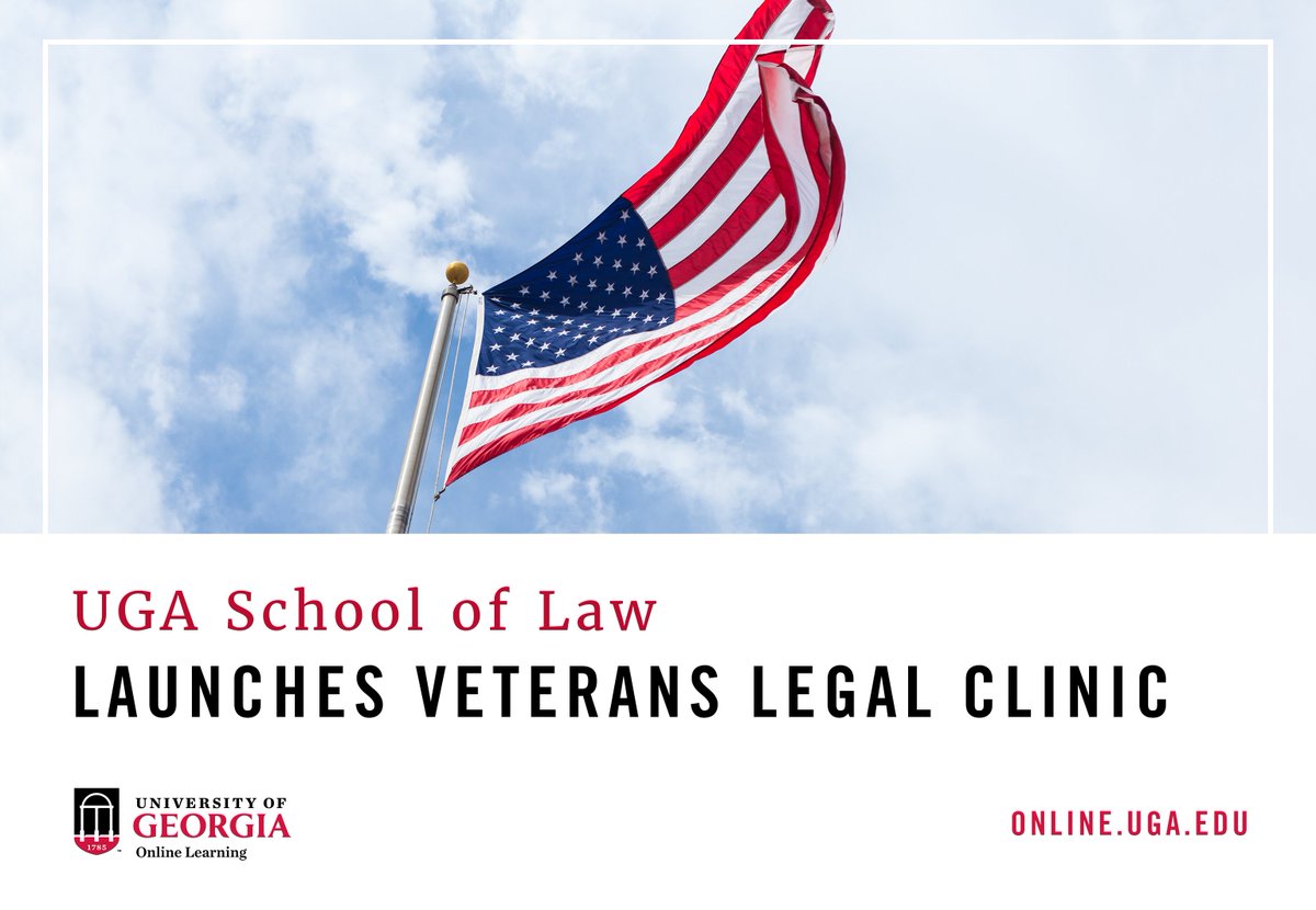 UGA_Online's tweet image. #UGA student veterans can now receive free legal assistance to help them navigate claims for pensions and compensations through the new Veterans Legal Clinic! 

📚Read more: online.uga.edu/news/uga-schoo… 

#CommittedTo supporting our student veterans.