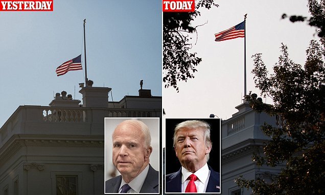 UShldSuckCess's tweet photo. Trump gets petty after the late John McCain BANNED him from attending his funeral https://t.co/RMjGxInYHg https://t.co/lSQ66pPXbD
