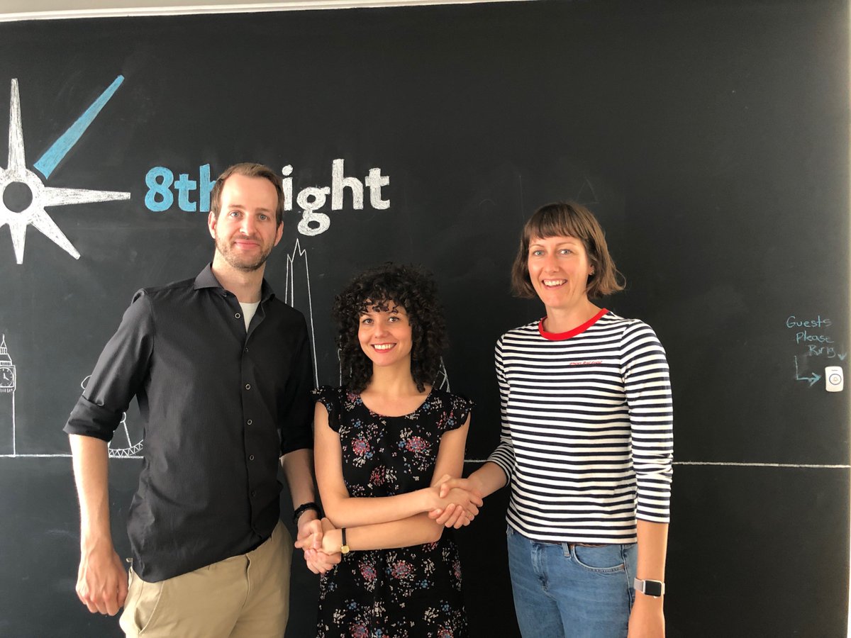 8thLightUK's tweet photo. Congratulations and warmest welcome to 8th Light's newest software crafter in London, Gabriella Medas! https://t.co/KKjRDe6ou1