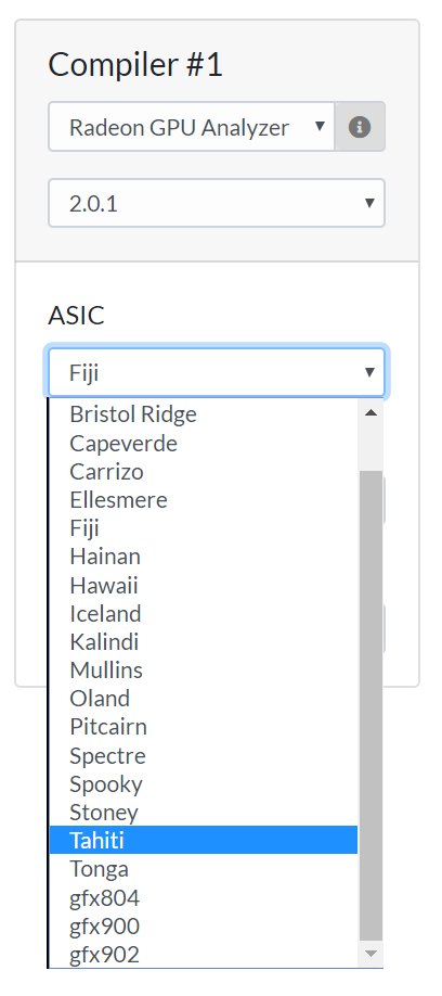 Shader Playground now supports AMD's RGA! As the per the underlying rga.exe, input can be HLSL, GLSL, and SPIR-V Assembly.

You can select which ASIC to target, and you can view disassembly, live register analysis, and CFG.

shader-playground.timjones.io/d4cf9db65da049…