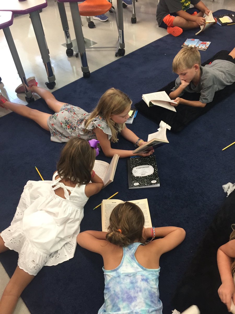 Kicking off Readers’ Workshop. Go readers! #sheridanshines