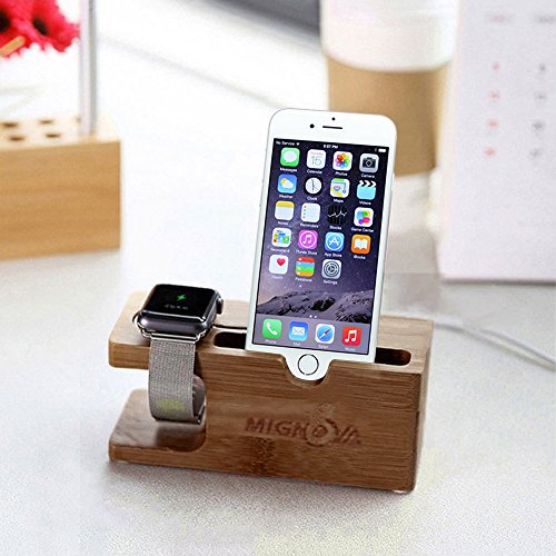 EvolutionStore5's tweet image. Apple Watch Stand Bamboo Charging Dock Station Charger Holder iPhone 5 6 7 8 X : ebay.com/itm/1428333126…