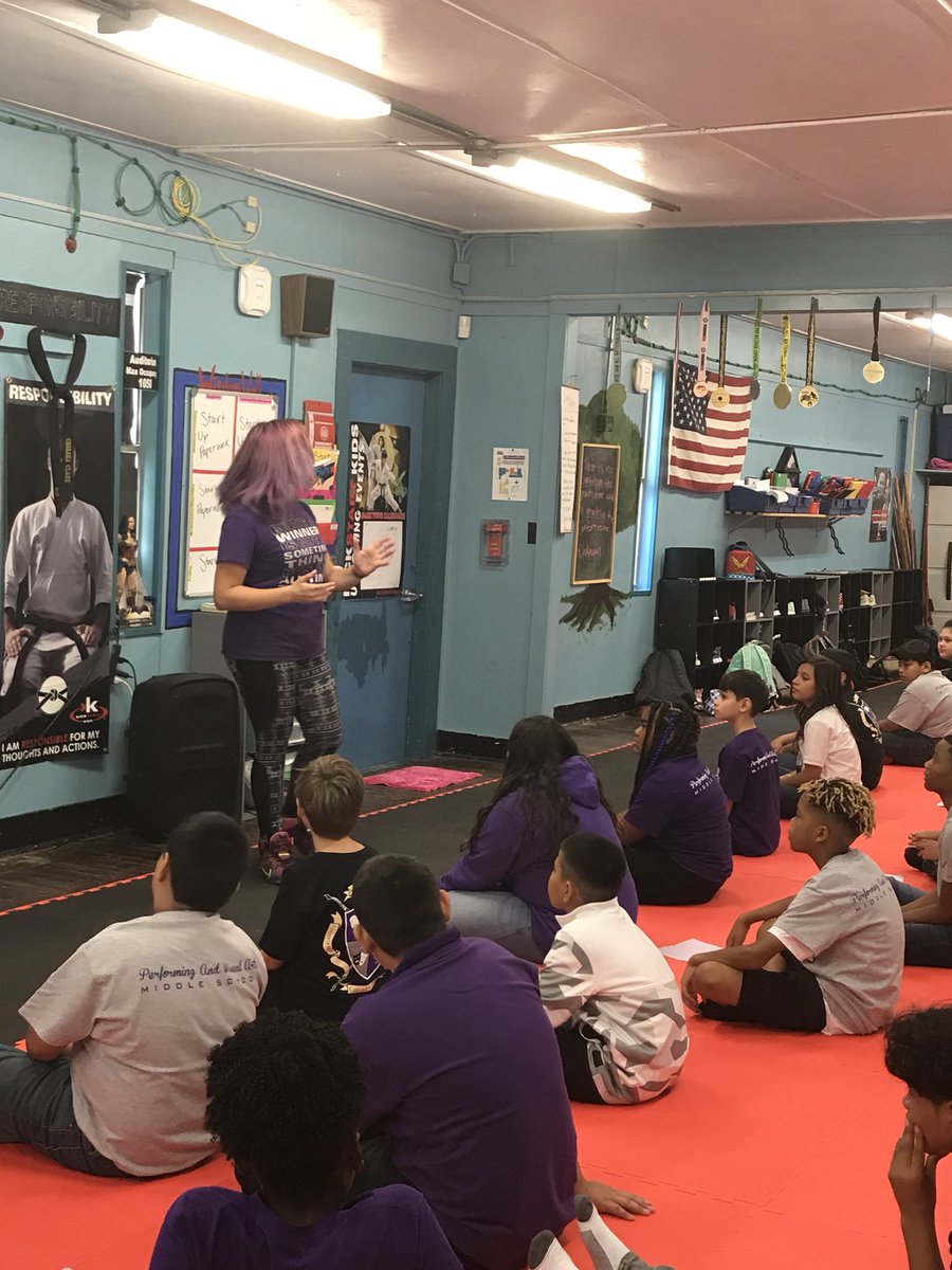 dannycsalcedo's tweet photo. #FirstDayKSK at @MeyerlandMS! @KICKSTART_KIDS learning the purpose of the #ReadyStance and #CharacterThroughKarate!
#KickstartKids #MeyerlandKSK https://t.co/ekL49jc1YU