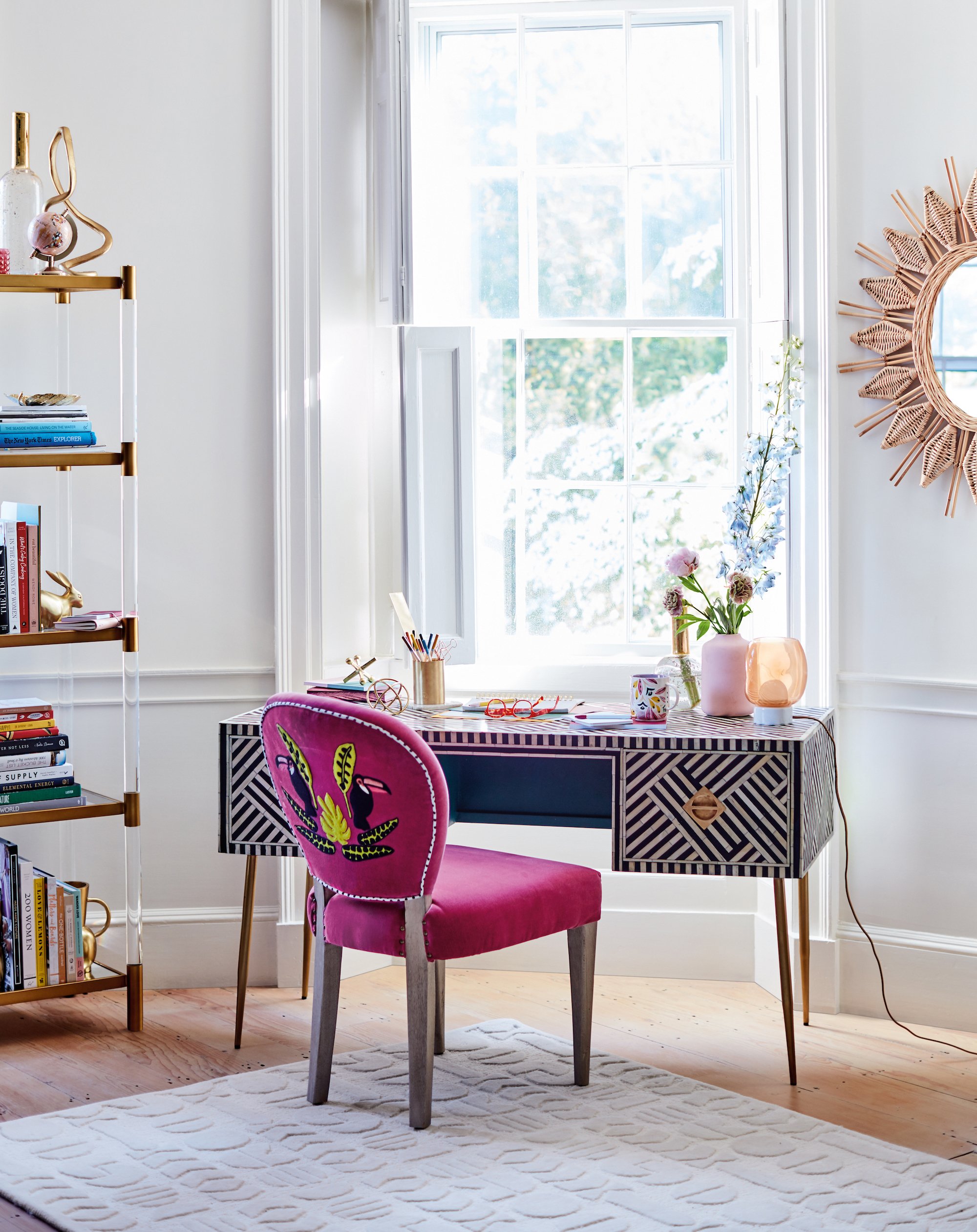 Anthropologie desk sale chair