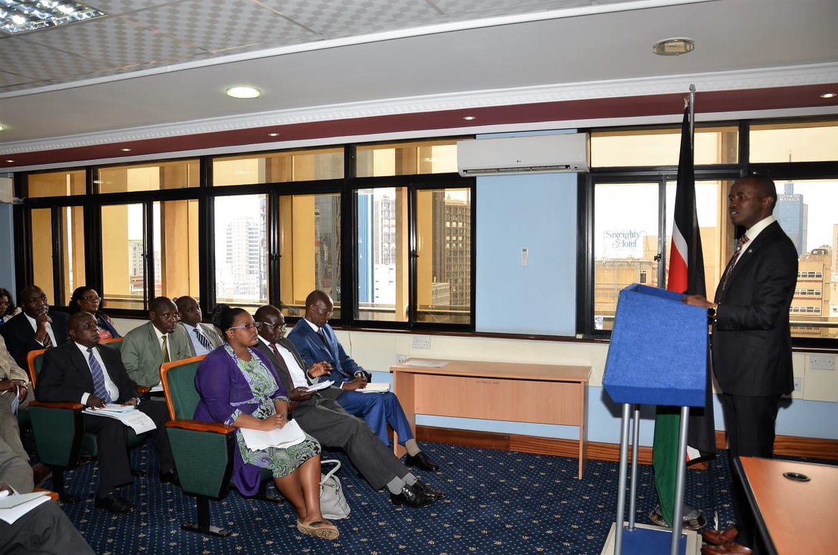 fhersy's tweet photo. CS @mucheru shared his vision with @MoICTKenya Information and Communications officers in Govt. Information Secretary @ManwaMagoma &amp; I also later shared expectations on stakeholder communications becoming more efficient and effective to deliver #big4agenda #transformingke #ict https://t.co/JOqkncHdG6