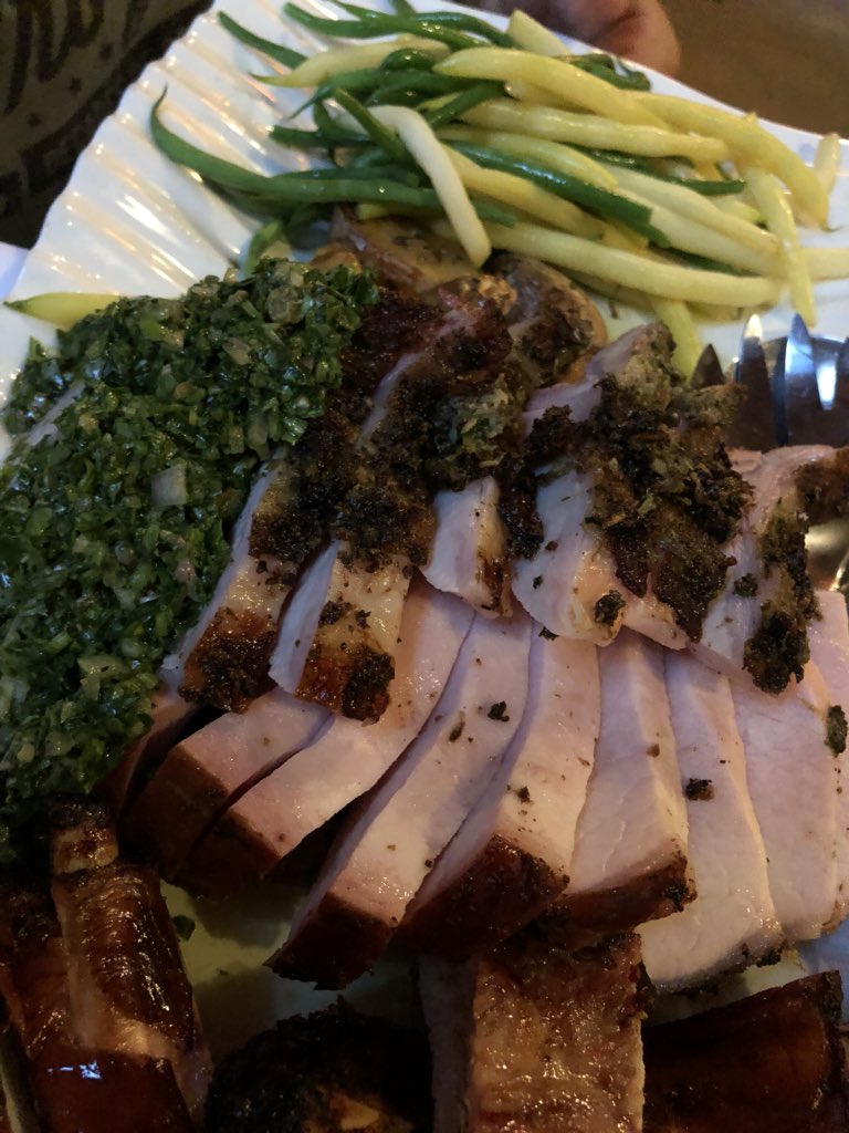 IowaPork's tweet photo. Thank you, @mulvaneysbl for the most incredible farm to fork meal last night. Your creativity and love for pork made for a memorable experience! #IowaPork #IPLA2018 https://t.co/lEfY1cWcVF